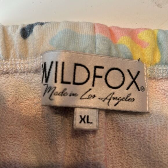 WILDFOX Knox Happy Camo Joggers Multi Colored Sz XL - Picture 4 of 9